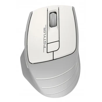 Мышь A4Tech Fstyler FG30S белый/серый оптическая (2000dpi) silent беспроводная USB (6but)